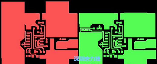 此操作可使文件中大部分的焊盤輸出后仍為焊盤，不會成為線性焊盤，并且不會產生像下圖一樣的短路情況